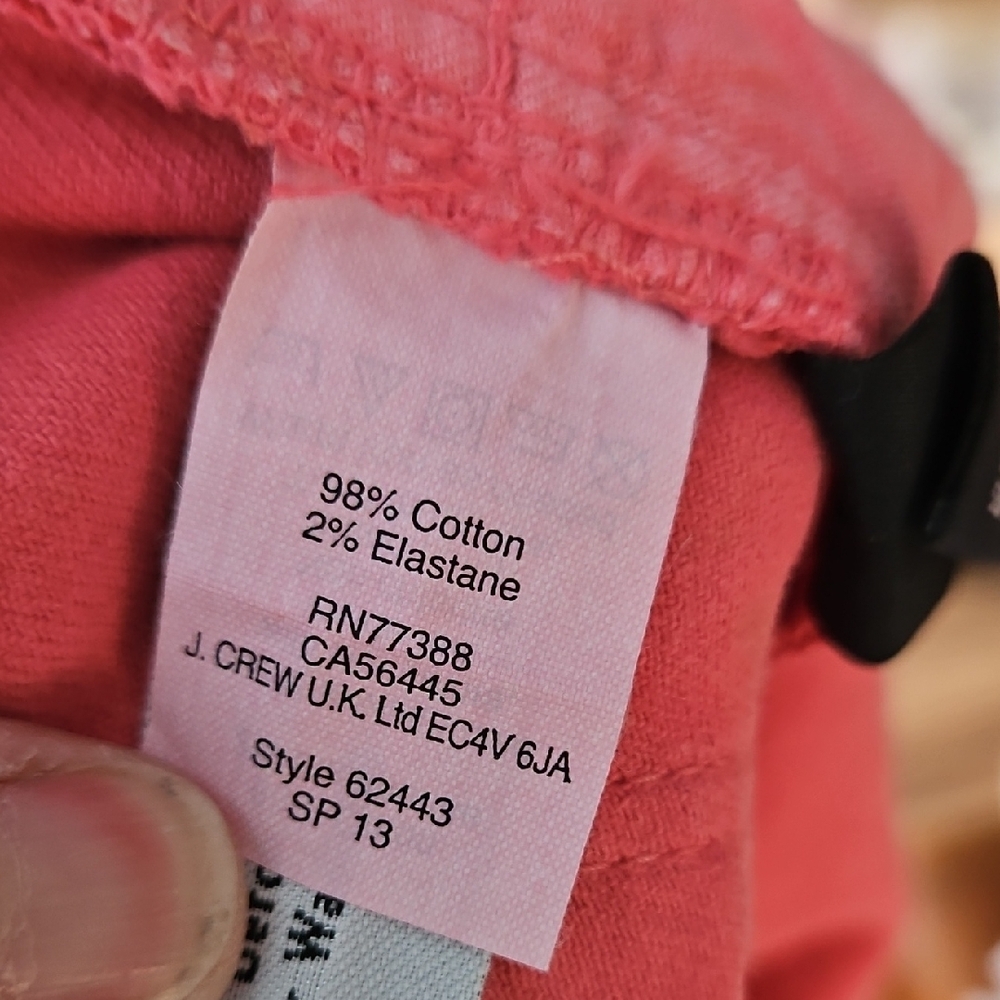 J Crew Salmon Toothpick Jeans 30 - Picture 11 of 11